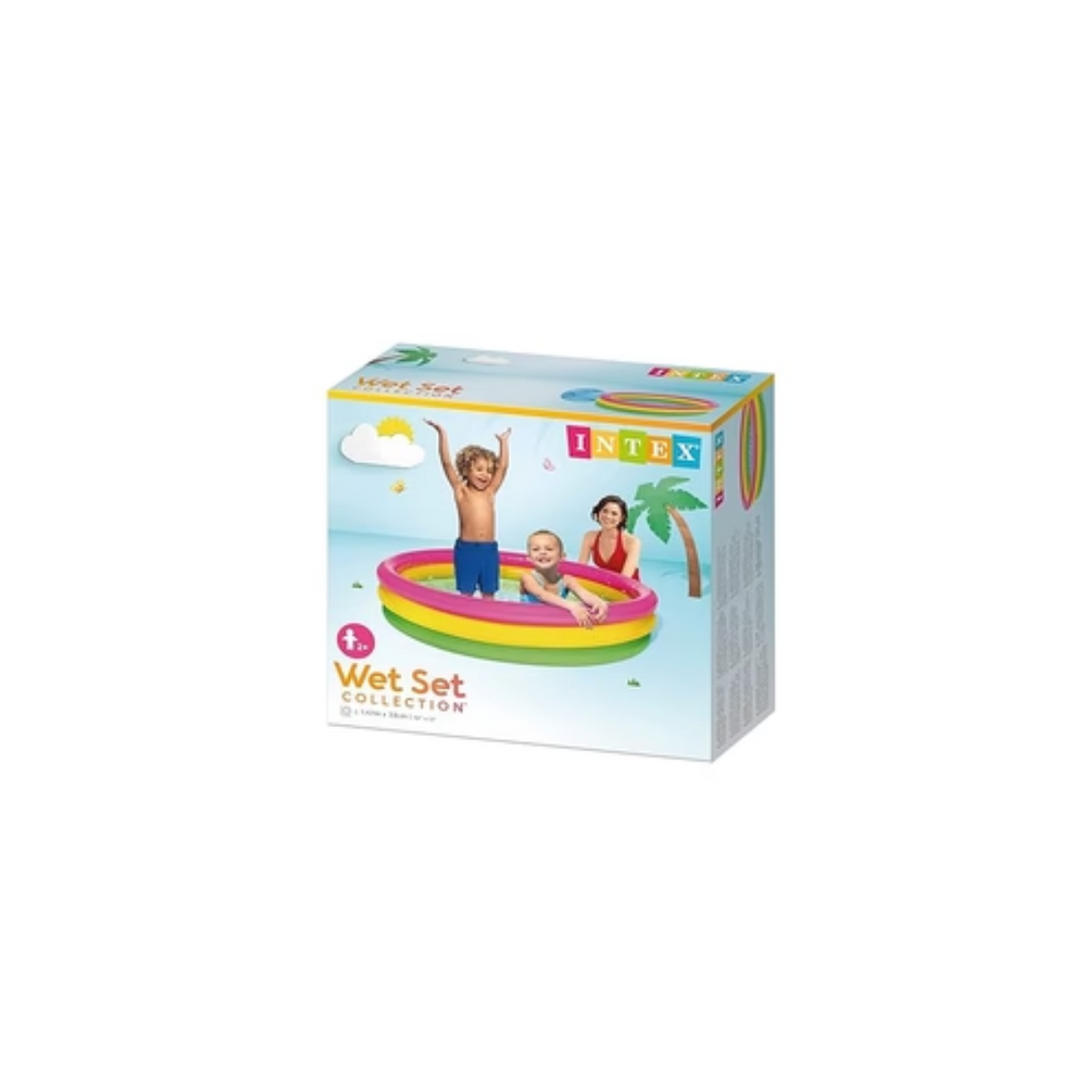 Intex - 57422 Sunset Glow Baby Pool (Multicolor)