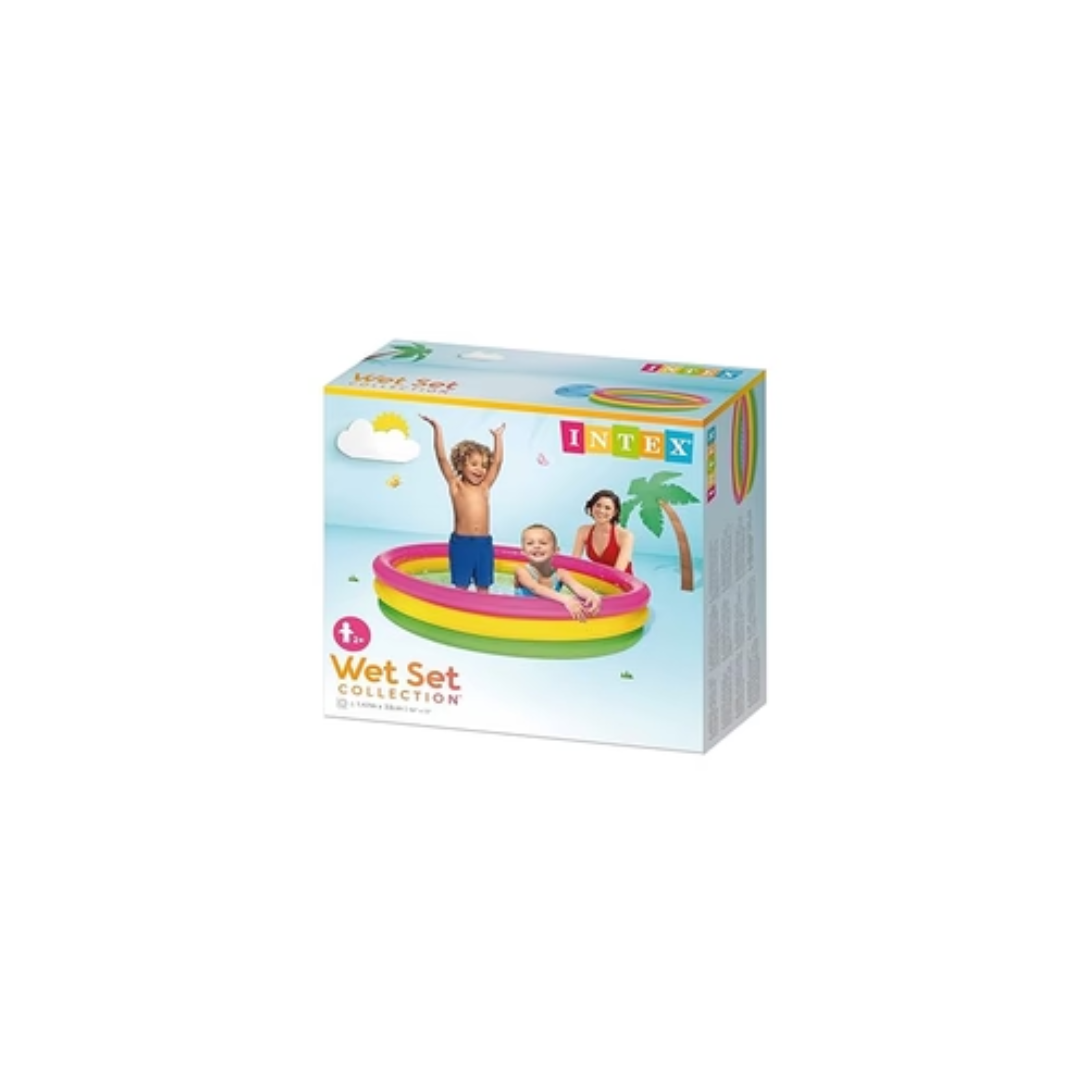 Intex - 57422 Sunset Glow Baby Pool (Multicolor)