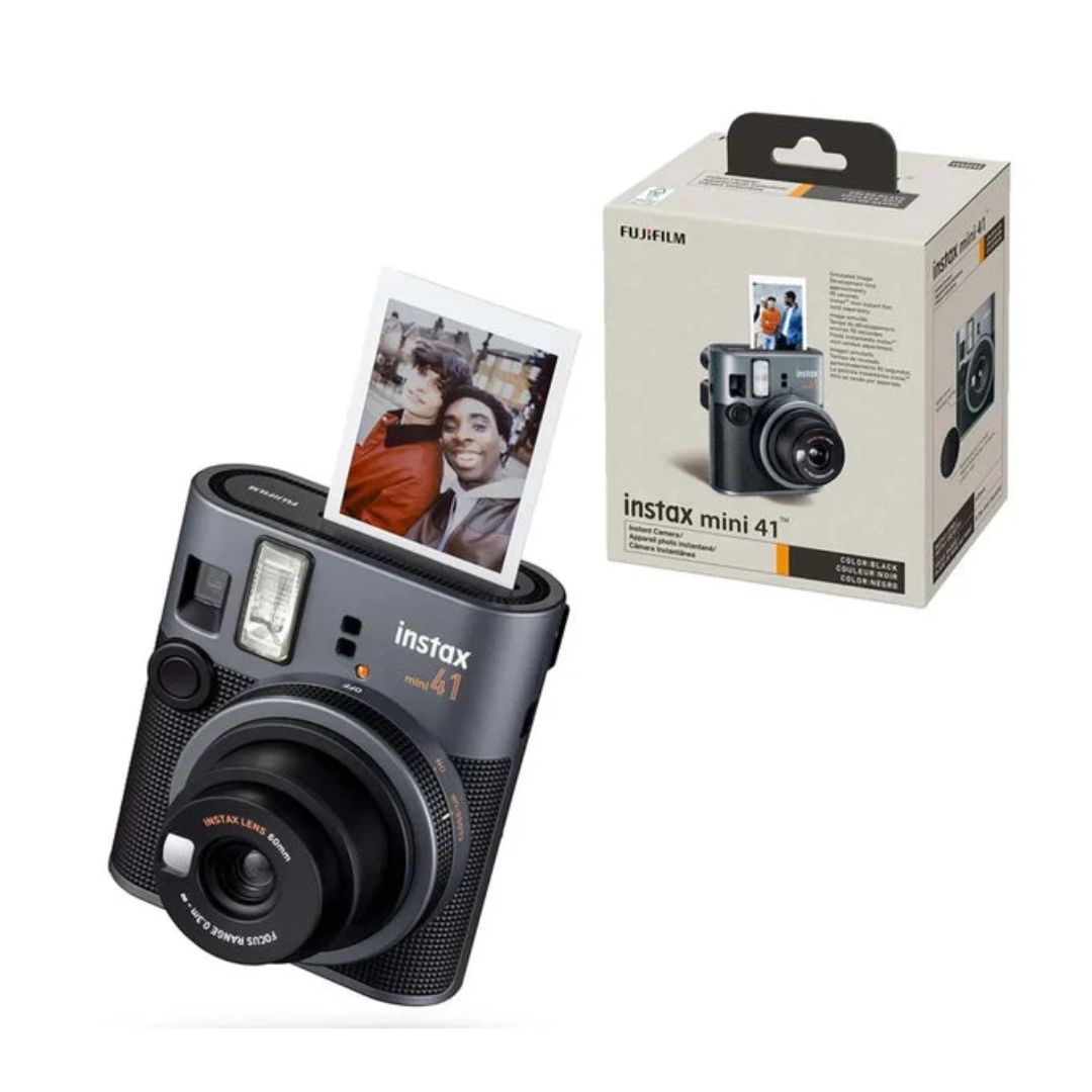 Fujifilm Instax Mini 41 Instant Camera – Retro Style with Automatic Exposure & Easy Selfie Mode