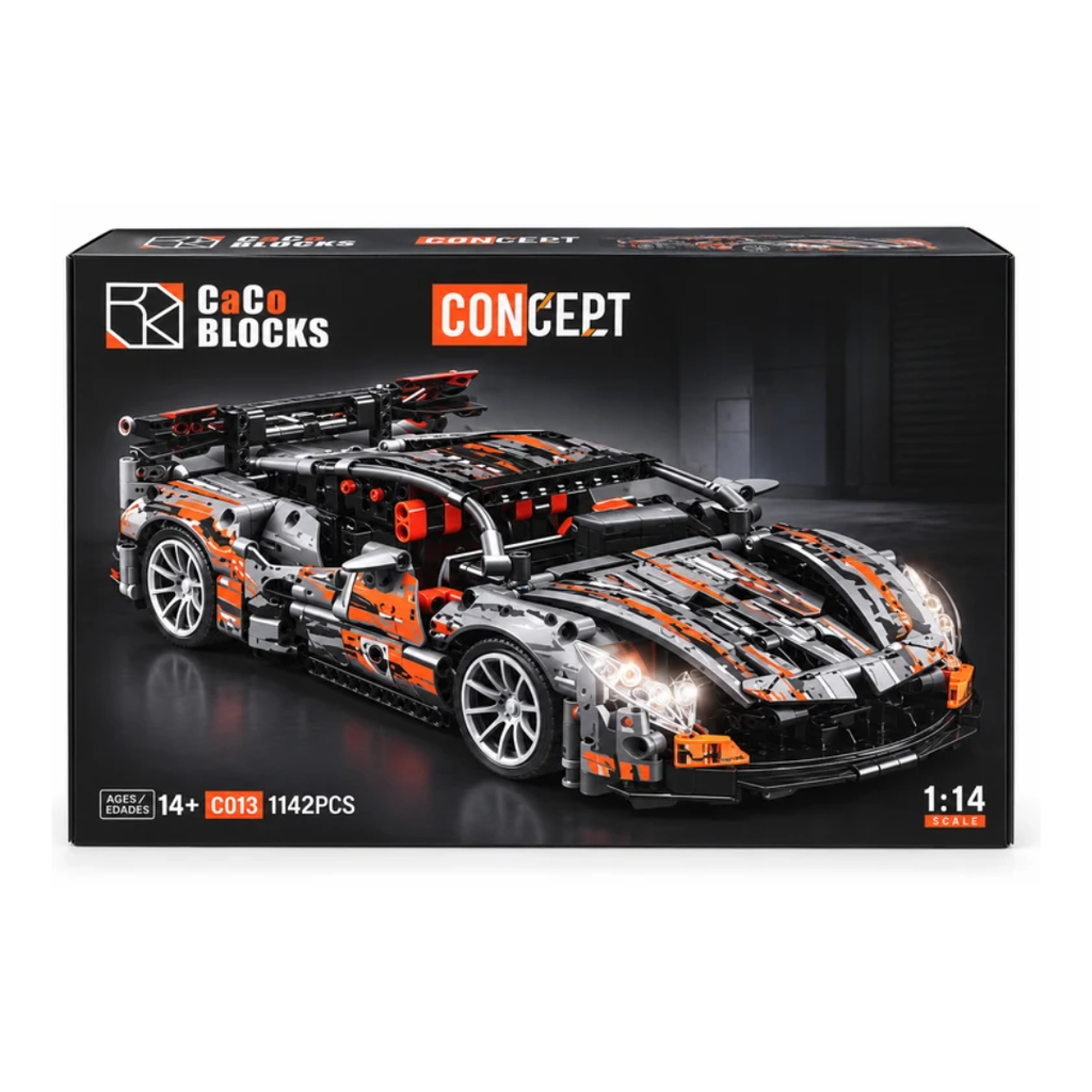 CaCo Blocks Concept 1:14 Sports Car Building Set – 1142 Pcs  Model C013 14+ Years