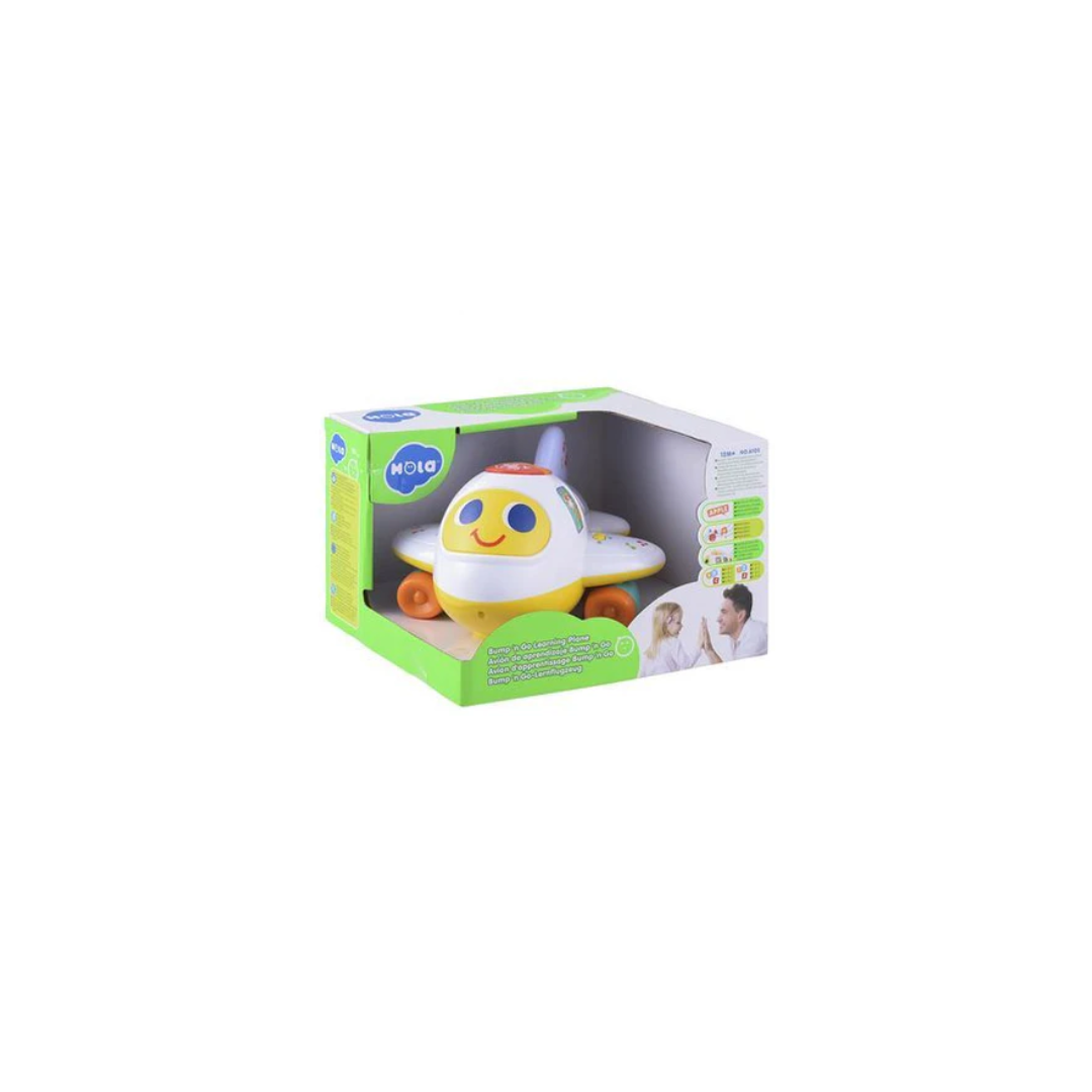 Hola Bump 'n Go Learning Plane Toys