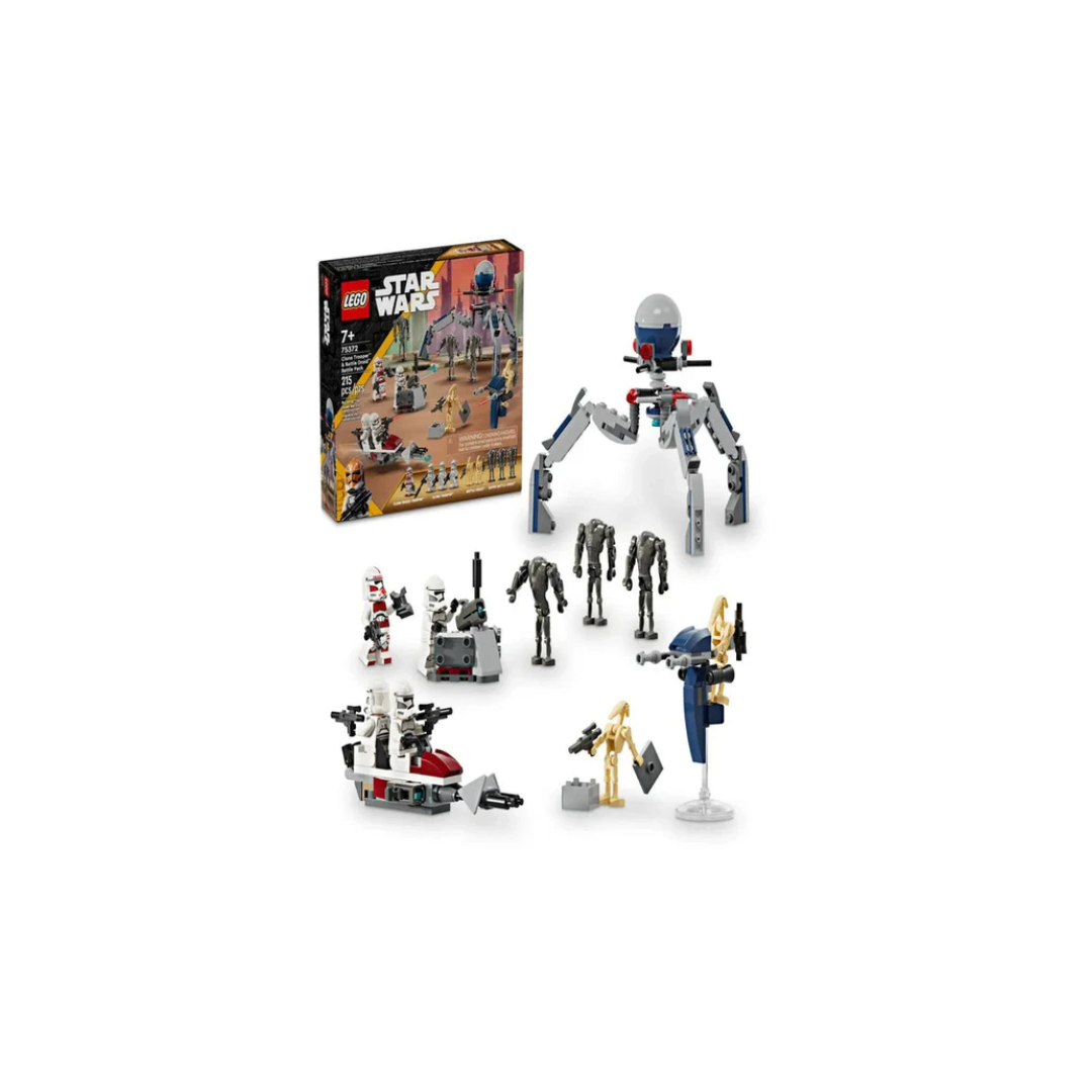 Lego 75372 Star Wars Clone Trooper & Battle Droid Battle Pack (215 Pieces)