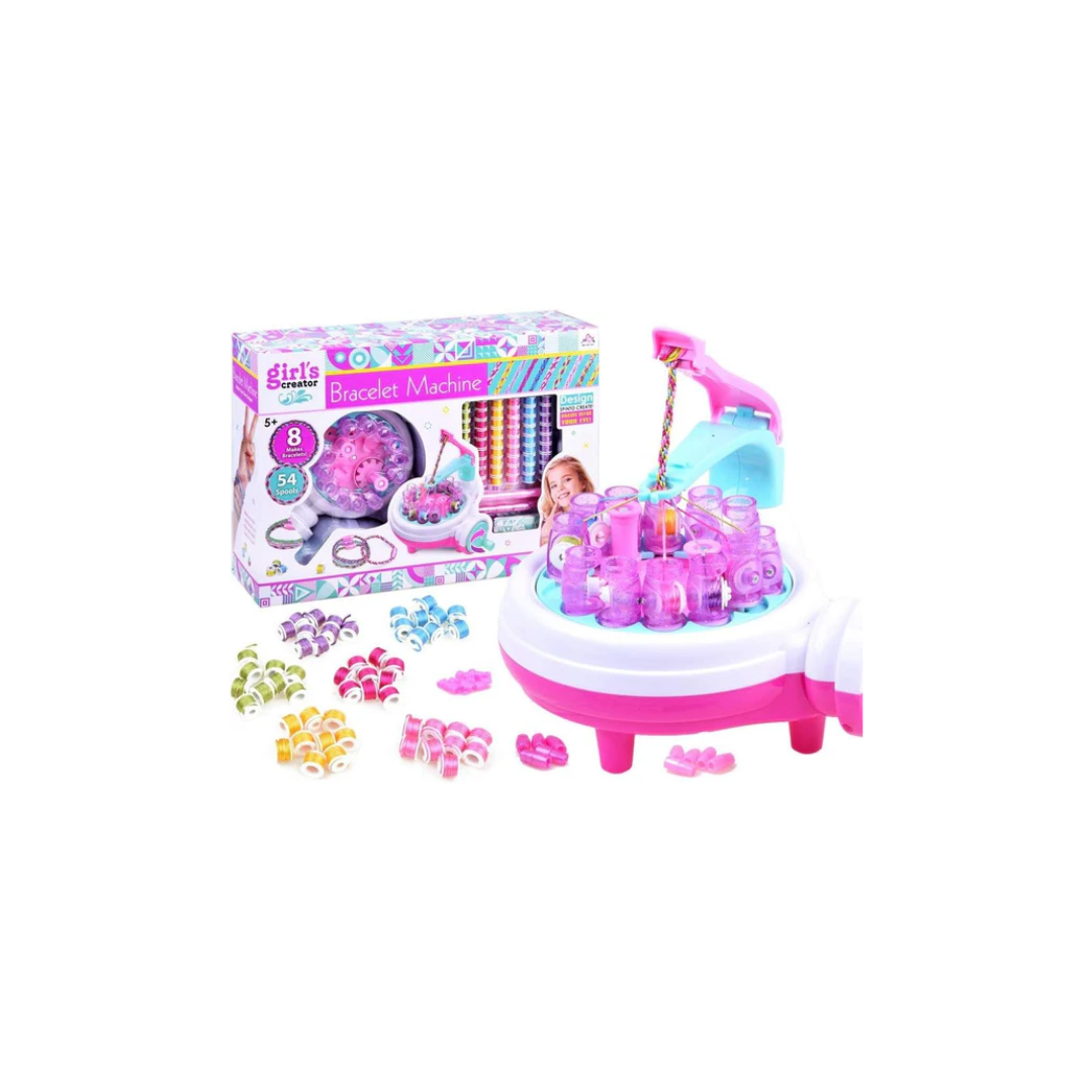 Girls Creator Bracelet Maker can Create Beautiful Bracelets with Multiple Designs and Comes with Clear Step by Step Color Instructions