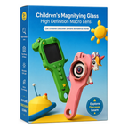 Kids High Definition Magnifying Glass with Macro Lens – Fun Educational Exploration Toy