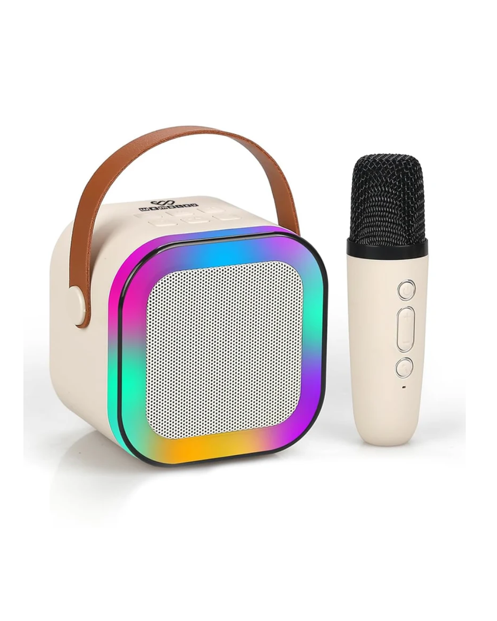 Karaoke Machine for Kids Adults, Mini Portable Blue-Tooth Karaoke Speaker with Wireless