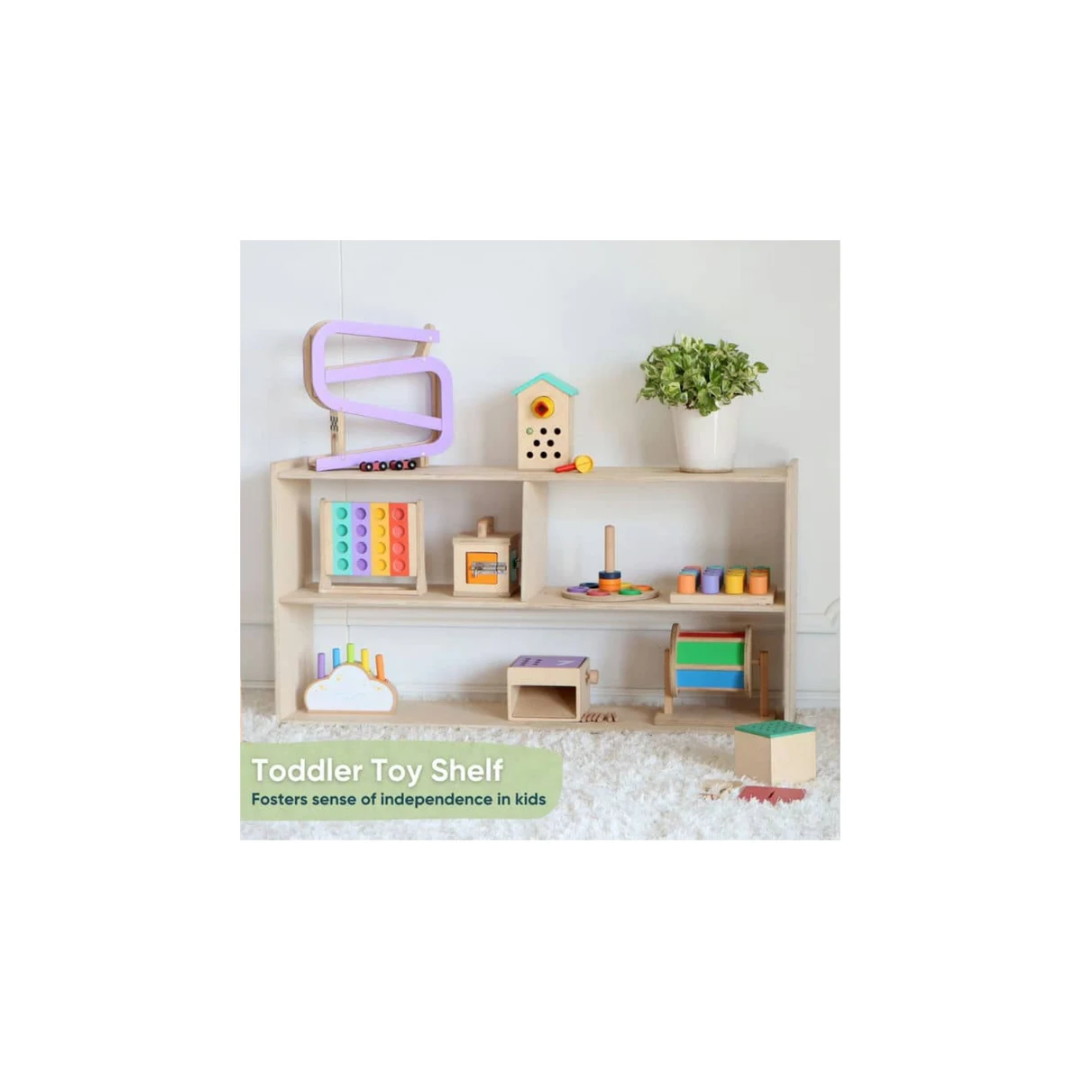 Curious Cub Toddler Toy shelf