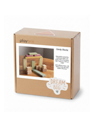 Playbox Multicolor Wooden Mini Candy Building Blocks Play Toy Set for Toddler & Kids Baby Toys