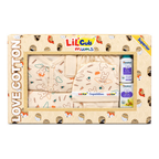 Lil Cub Mums Love Cotton Newborn Baby Clothing & Care Gift Set with Cap – Unisex