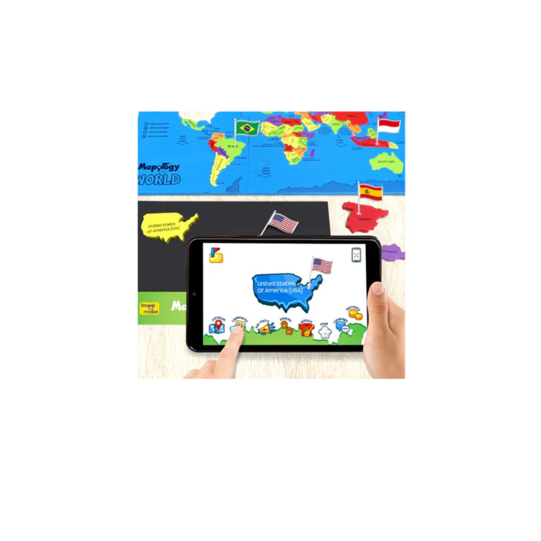 Imagimake Mapology World Augmented Reality Educational Puzzle