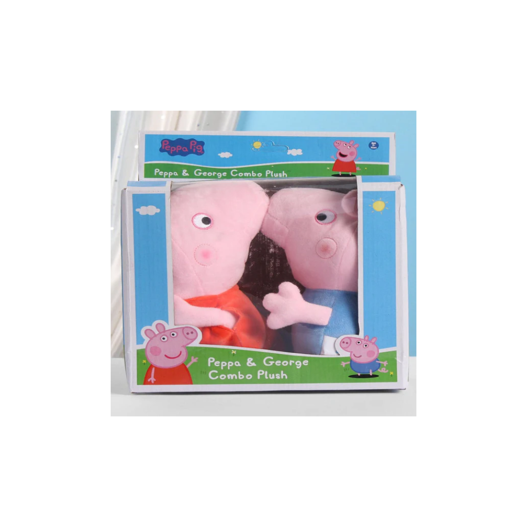 Striders Impex Peppa Pig & George Combo Plush Soft Toy