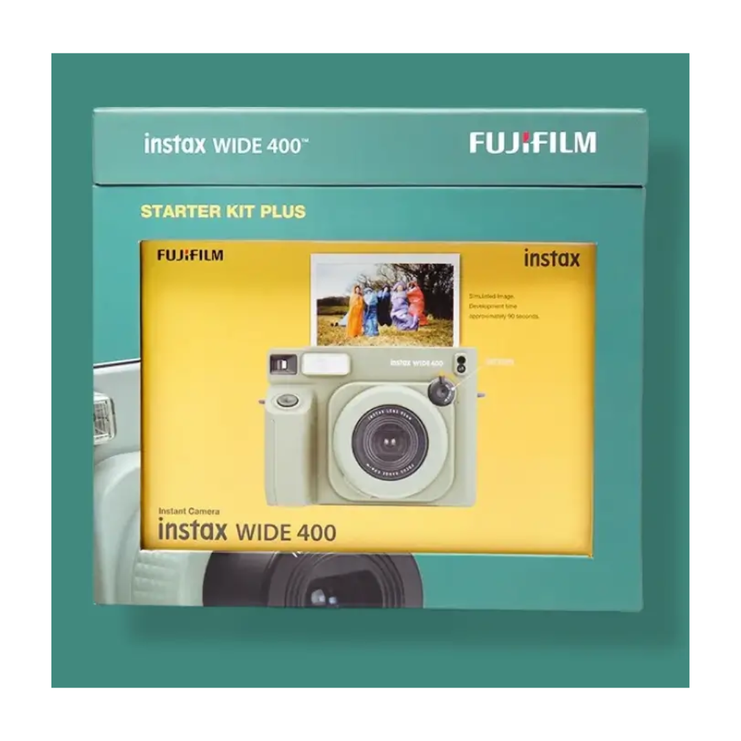 Fujifilm Instax Wide 400 Instant Camera Starter Kit Black