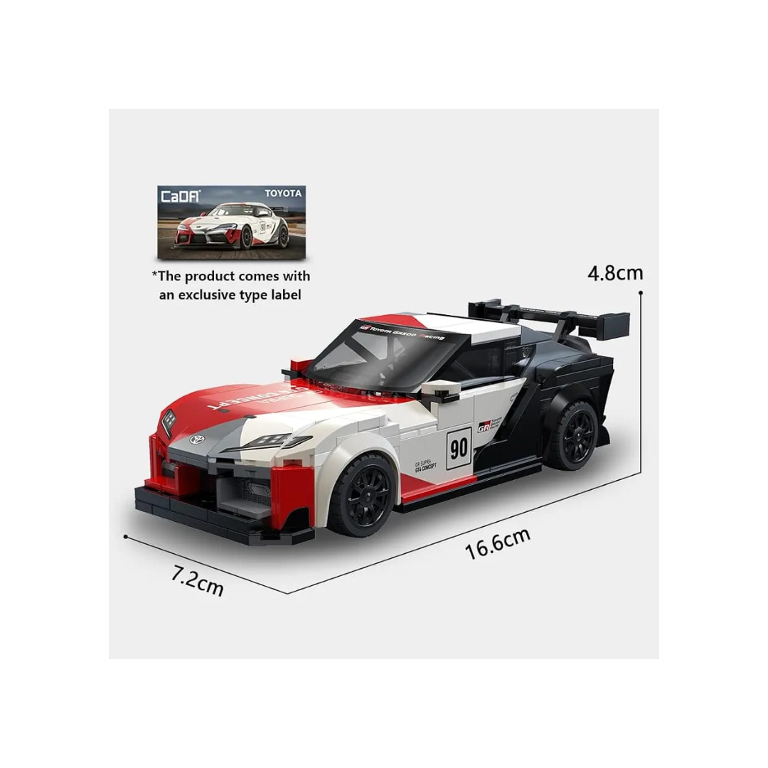 Rainbow Toys  Toyota GR Supra GT4 Building Blocks Car