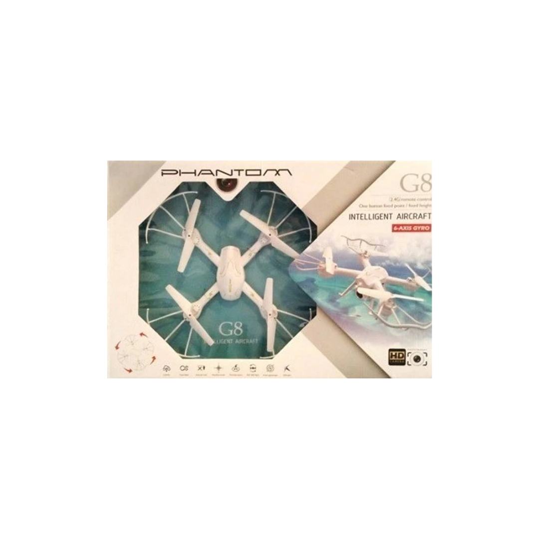 Rainbow Toys G8 Phantom 6 Axis Gyro Remote Control Drone  (Multicolor)