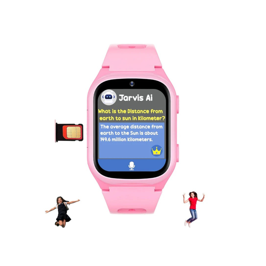 Spiky Chimera Android Smartwatch with Built in Jarvis AI Pink