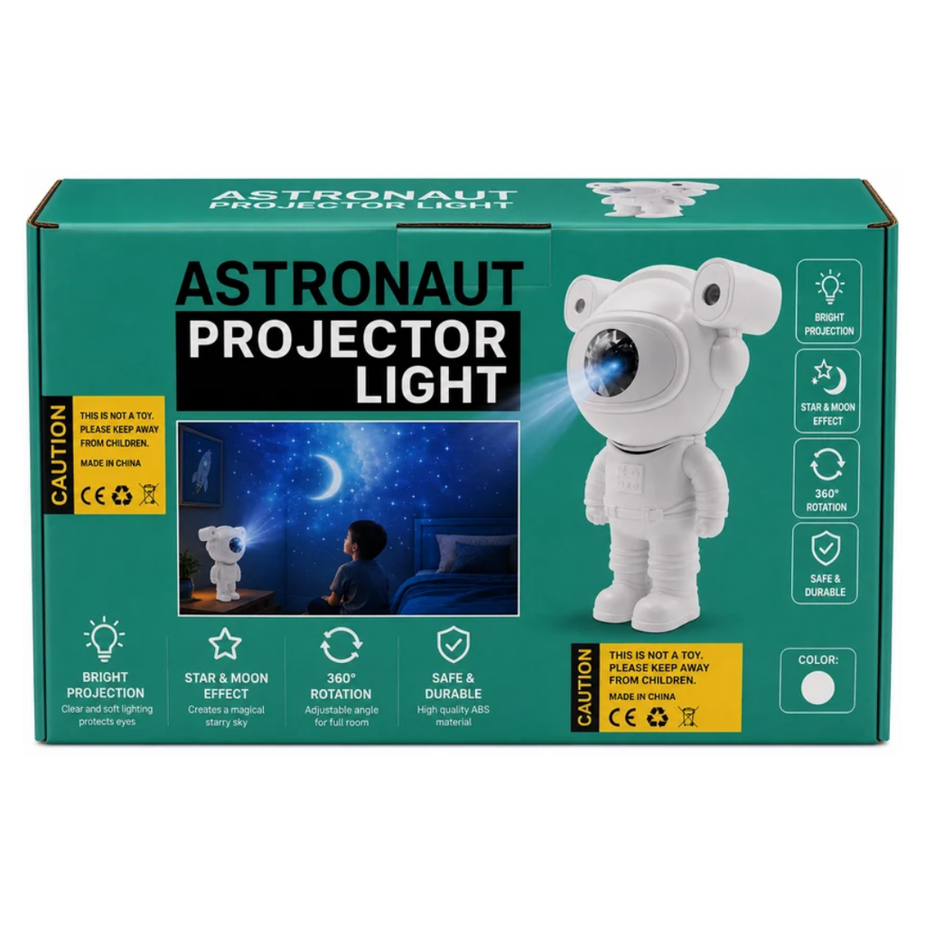 Astronaut Galaxy Projector Light with Bluetooth Speaker