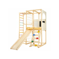 Curious Cub Wooden Playloft + Jungle Gym