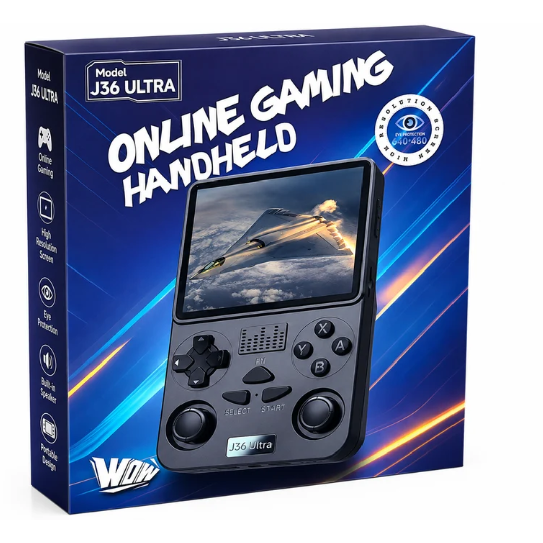 J36 Ultra Handheld Game Console with 640×480 High Resolution Screen