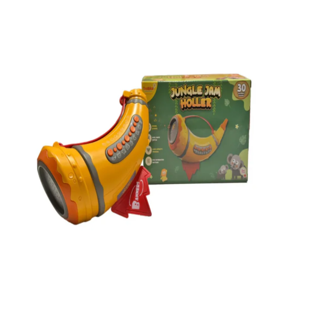 Youreka Jungle Jam Holler Animal Sound Trumpet Musical Toy