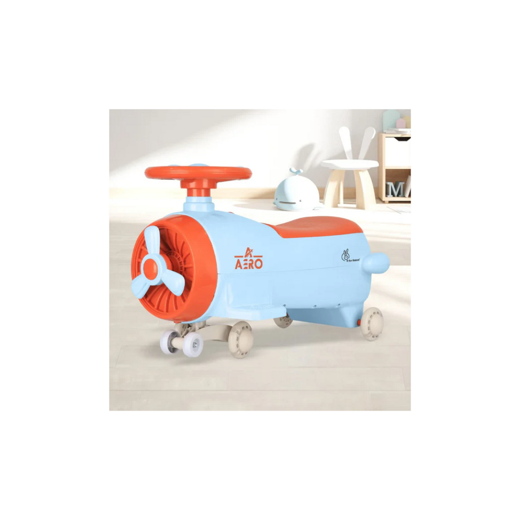 R for Rabbit Iya Iya Aero Swing Car for kids 2 in 1 Ride On With ABEC 7 Bearing