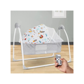 R for Rabbit Lullabies Plus Baby Cradle Auto Swing With Remote Control Grey