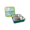 YOUP Stainless Steel Pluto Unicorn Theme Kids Bento Lunch Box With 2 Compartments