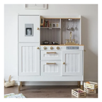 Wooden Luxury Neon Kitchen Set with Simulated Sound and Light