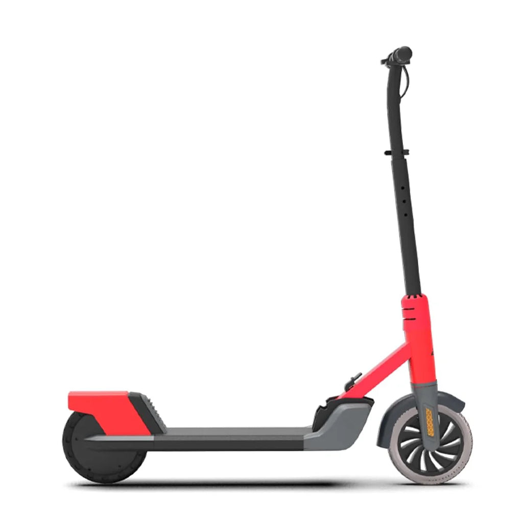 EMotorad Lil E Junior Electric Kick Scooter for Kids 6+ – 100W Motor, 8 km Range, Foldable – Active Red