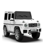 EMotorad Formula Fun Battery Oprated Mercedes Benz G-Wagon Ride-On Car, White
