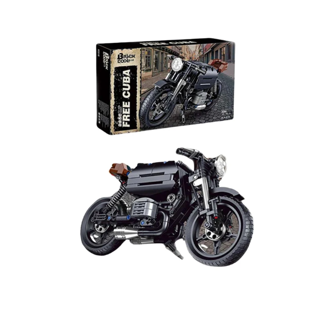 Rainbow Toys Brick Cool Realistic Free Cuba Bike Model Toy For Kids - 395 Pcs Blocks