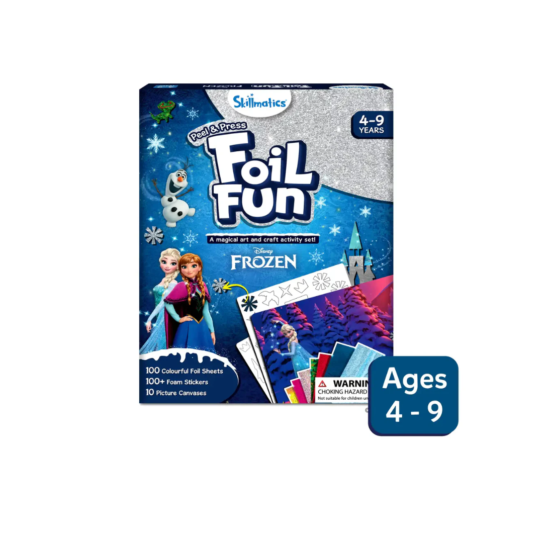 Skillmatics Foil Fun: Disney Frozen - Mess Free Foil Art Craft Set