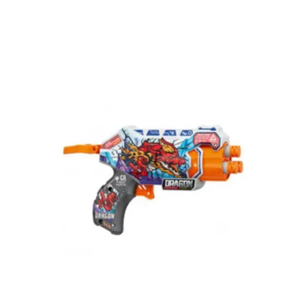 Fire Force Graffiti Blaster Gun 4 Darts