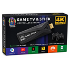 4K Ultra HD Game TV Stick with Dual Wireless Game Controllers – Android TV & Gaming Stick