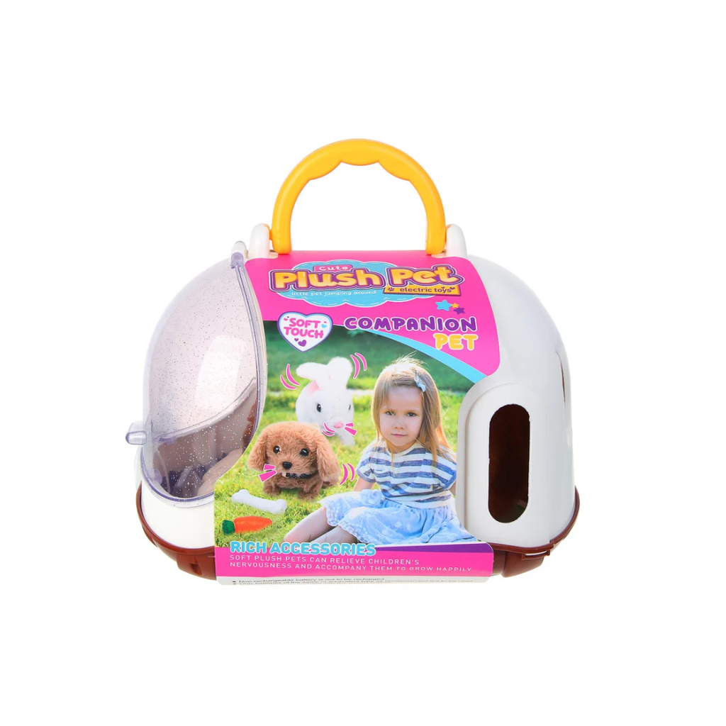 Rainbow Toys Cute Soft Plush Pet Electric Toy