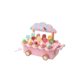 Rainbow Toys Wooden Ice Cream Cart Playset for Kids