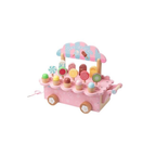 Rainbow Toys Wooden Ice Cream Cart Playset for Kids