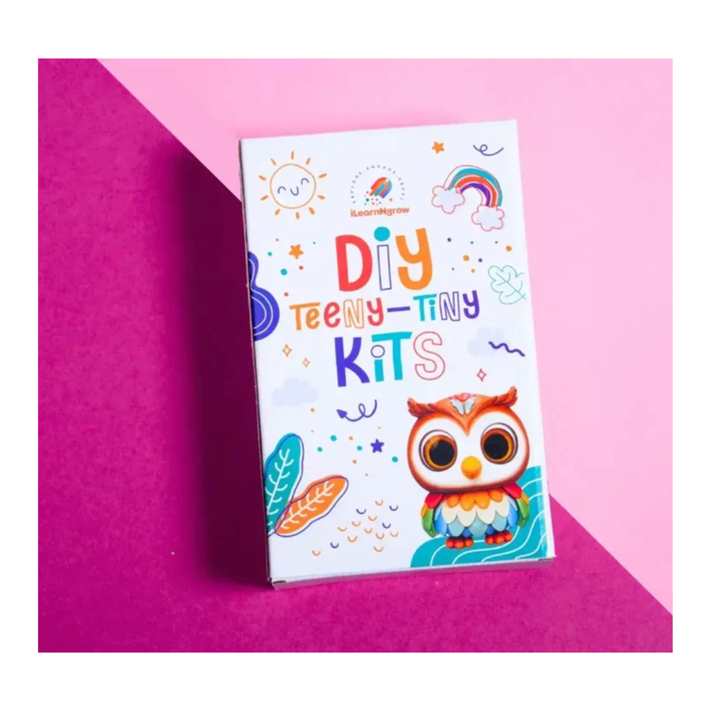 iLearnNGrow Teeny Tiny DIY Unicorn Painting Kit – Magical Art Craft Set for Kids