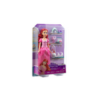 Mattel Disney Princess Ariel Fashion Doll in Signature Pink Dress and 9 Accessories Inspired by The Movie