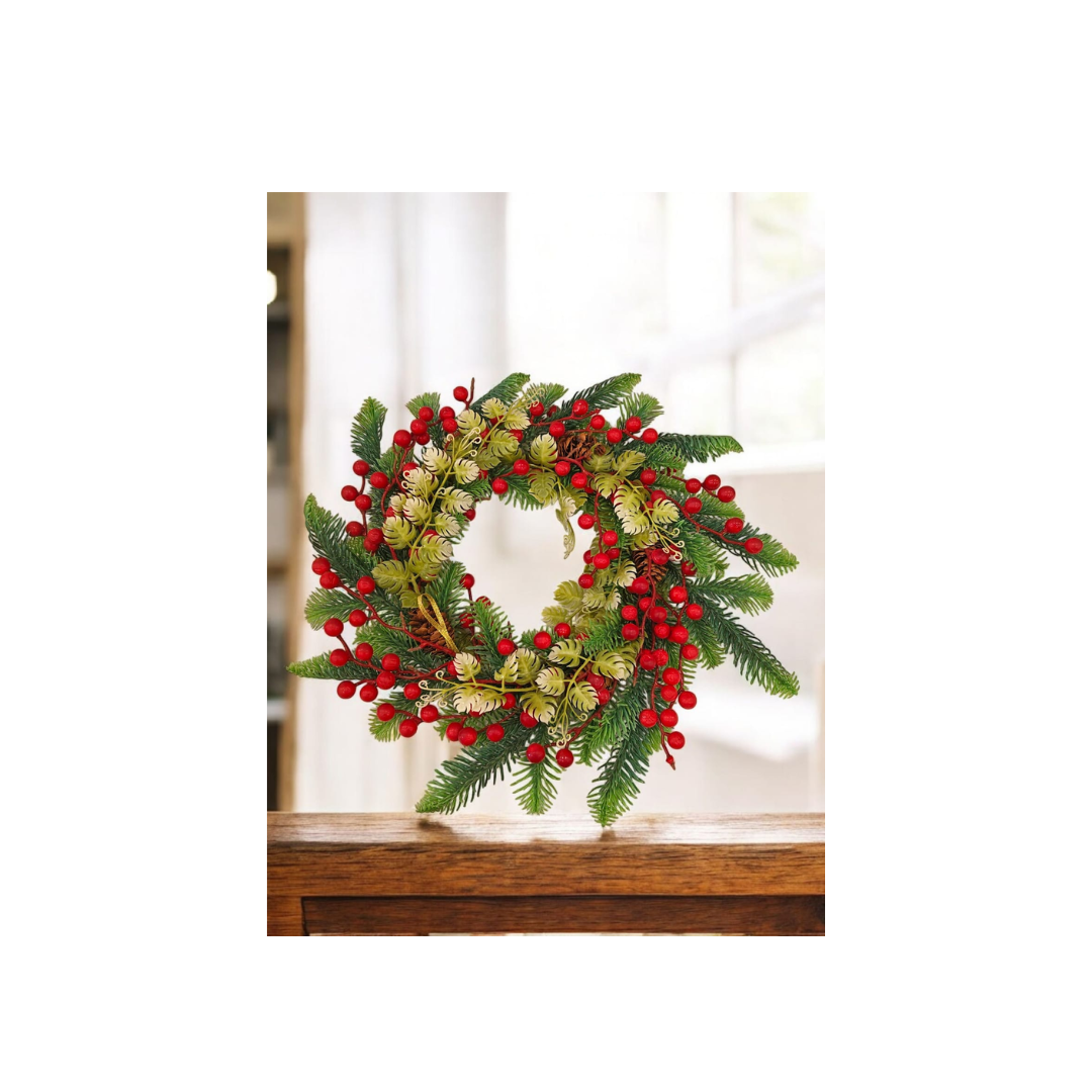 Christmas Premium Hanging Wreath 30x30cm