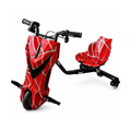 Hoverpro Electric Drifter Ride-On Scooter Red Web Graphic Design Drifter Pro (Spider Red)