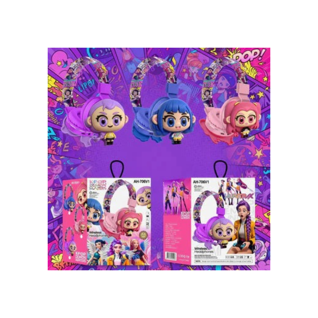 Rainbow Toys K Pop Demon Hunters Wireless Headphone Assorted Color