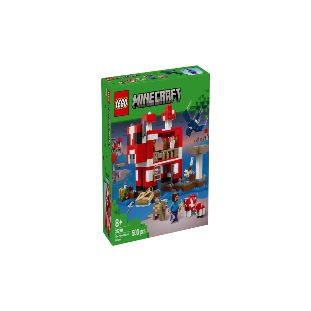 Lego 21270 Minecraft The Mooshroom House (500 Pieces)