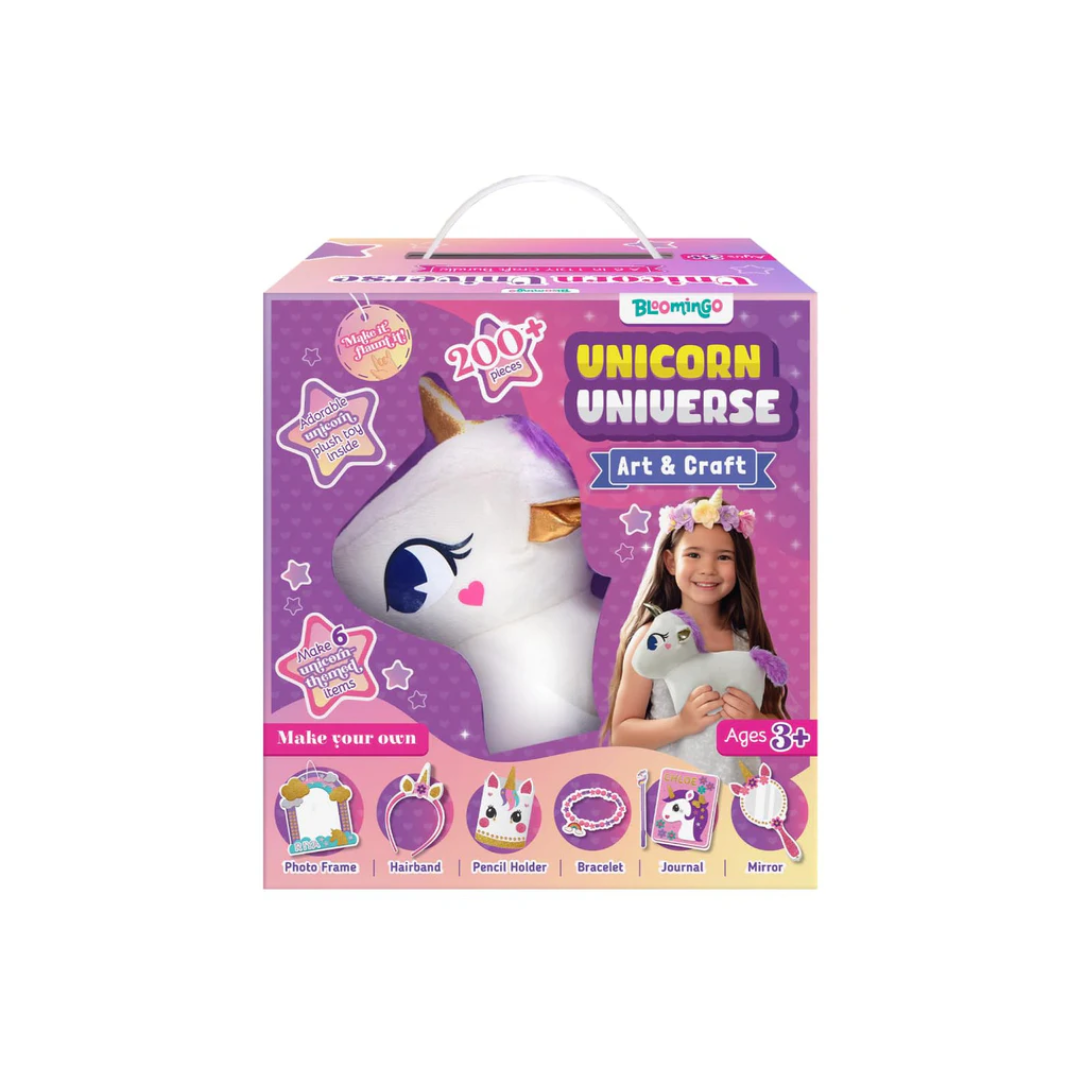 Bloomingo Unicorn Universe 6-in-1 DIY Art & Craft Kit