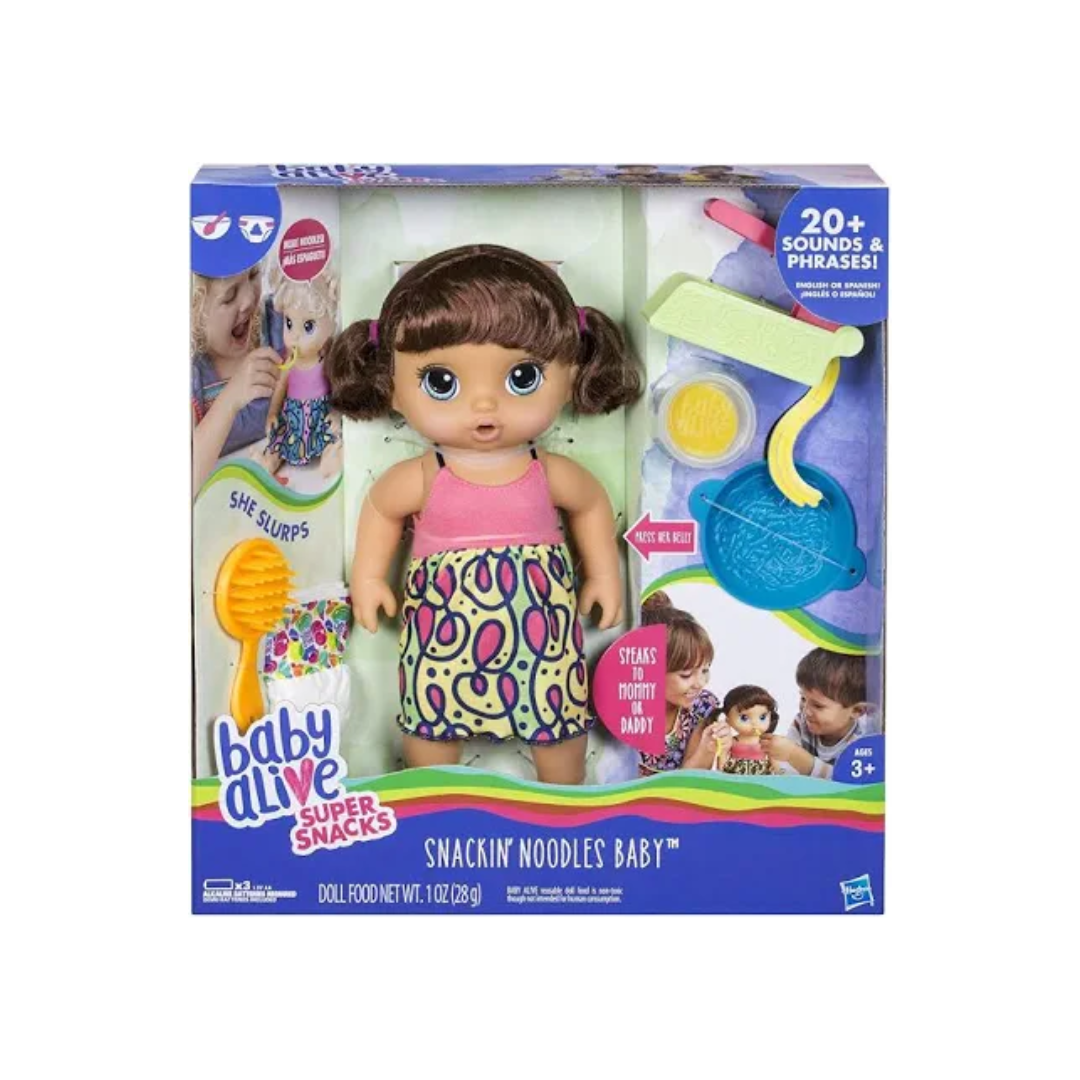 Hasbro Baby Alive Doll Super Snacks