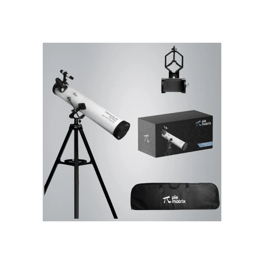 Pie Matrix Pegasus 76mm AZ Newtonian Reflector Telescope (76700)