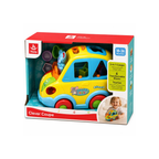 Hola Clever Coupe 2-in-1 Shape Sorter Activity Bus Musical Learning Toy 6 Shape Blocks 18–36 Months