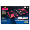 Play Zing 3-in-1 Jumbo Table Tennis, Ludo & Drawing Board Game – 120 CM