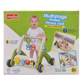 VivaKids 3-in-1 Multistage Baby Walker & Fitness Rack with Musical Activity Toys 0M+