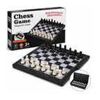 Magnetic Chess Game Portable Folding Chess Set Travel Chess Board for Kids & Adults Strategy Board Game