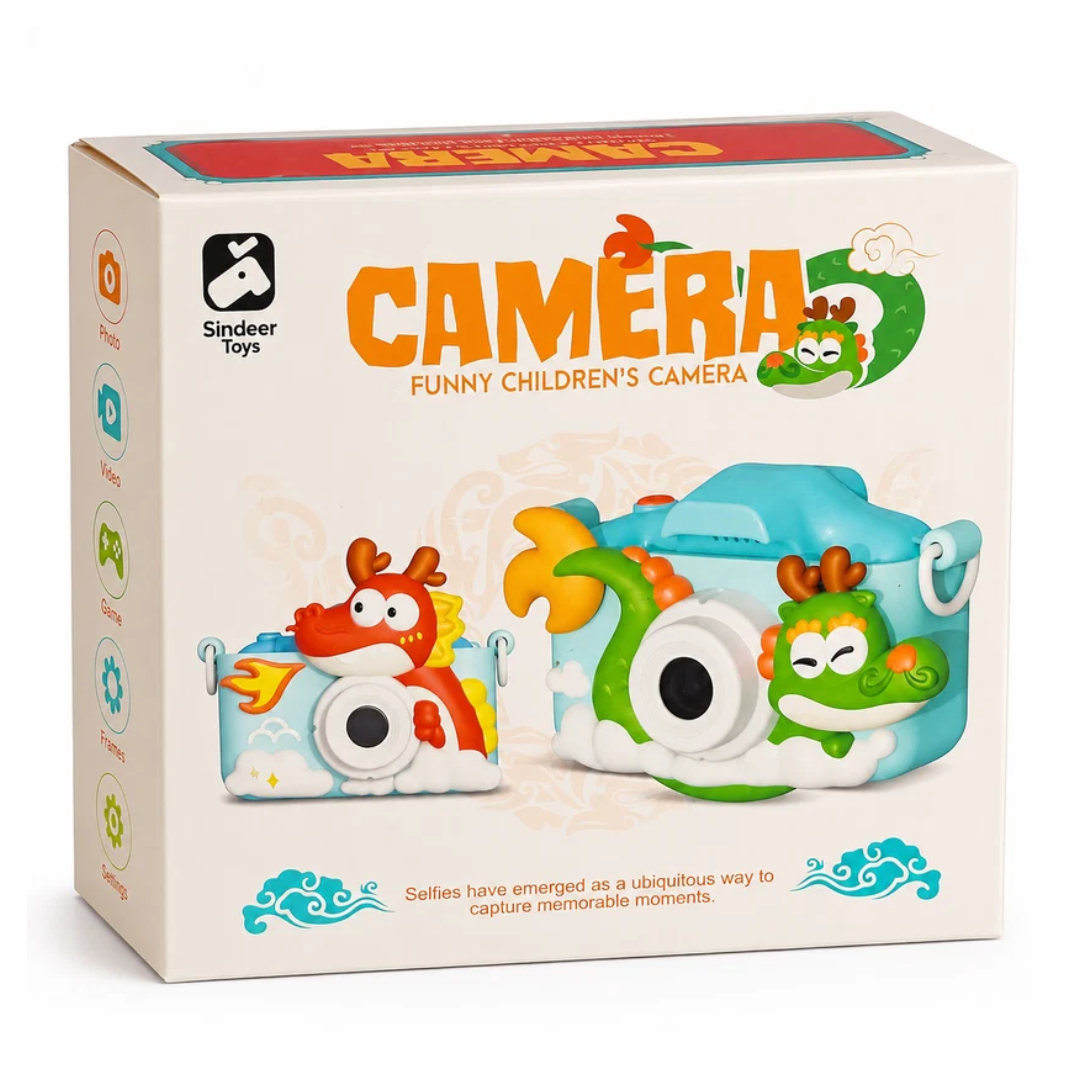 Rainbow Toys Funny Children’s Digital Camera – Cute Dragon Design for Kids