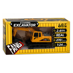 Lot Fang 6 Channel RC Excavator 2.4GHz Remote Control Construction Toy – 1:24 Scale